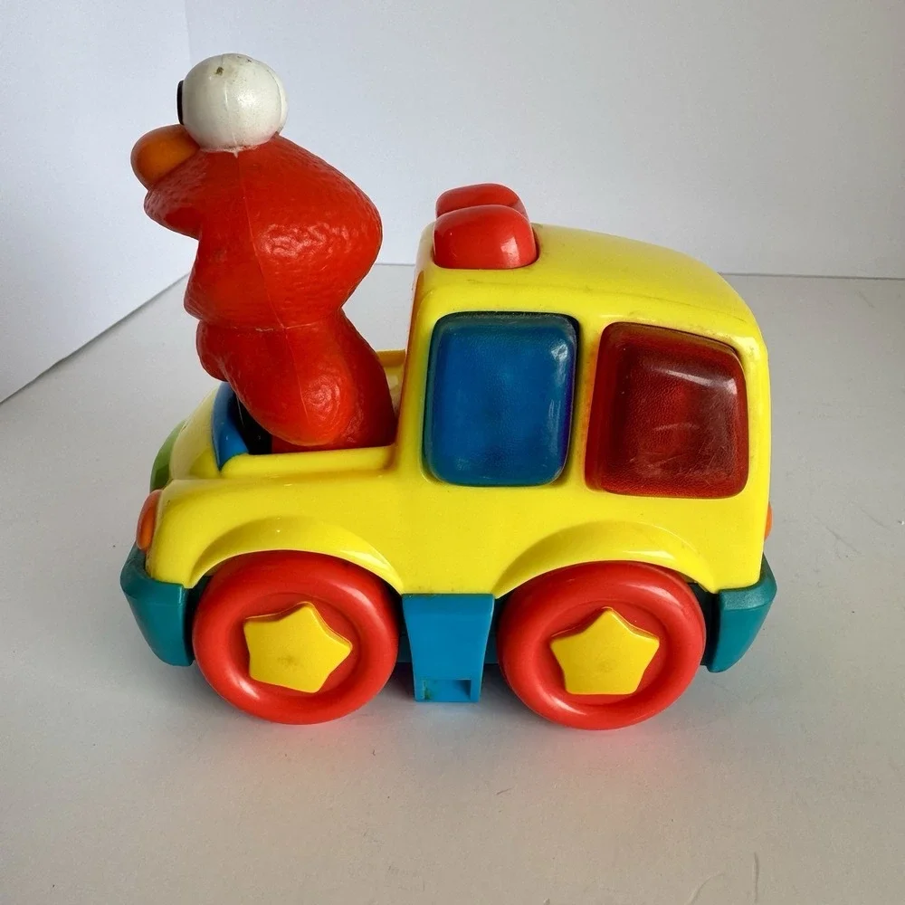 Vintage 1998 Tyco Sesame Street Elmo Motorized Car Track/Gym Toy  Works‎
